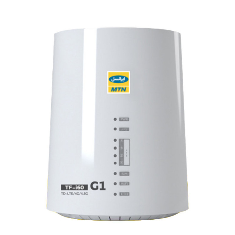 مودم 4.5G ایرانسل مدل TF-i60 G1 به همراه 50 گیگابایت اینترنت 1ماهه+سیمکارت مخصوص TDLTE