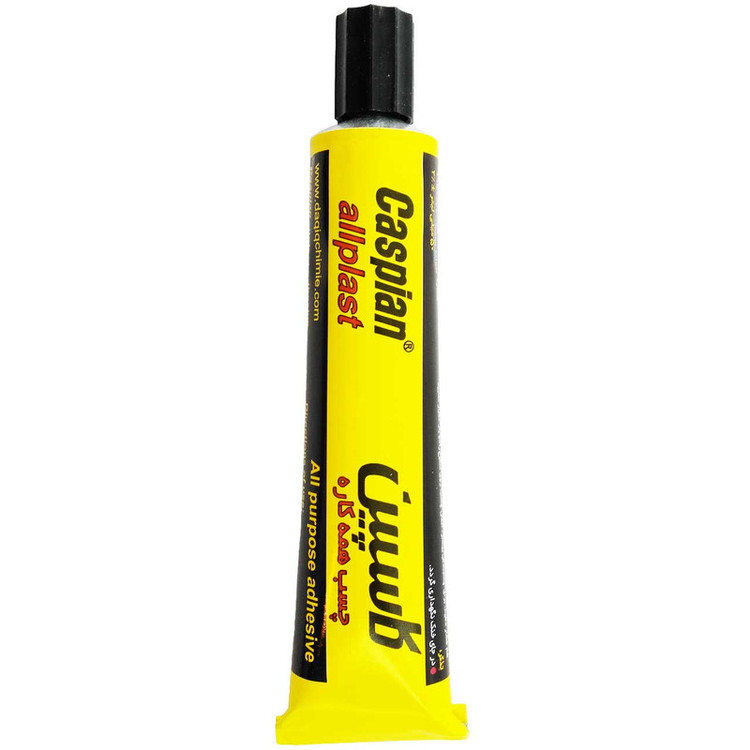 چسب همه کاره کاسپین مدل allplast حجم 50 میلیلیتر