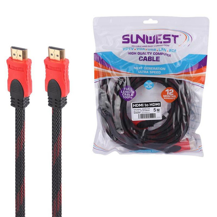 کابل HDMI پوست ماری سان وست Sunwest طول 5 متر