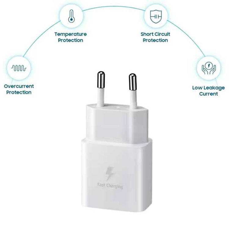 شارژر دیواری 15 وات سامسونگ اصلی EP-T1510 PD 2A