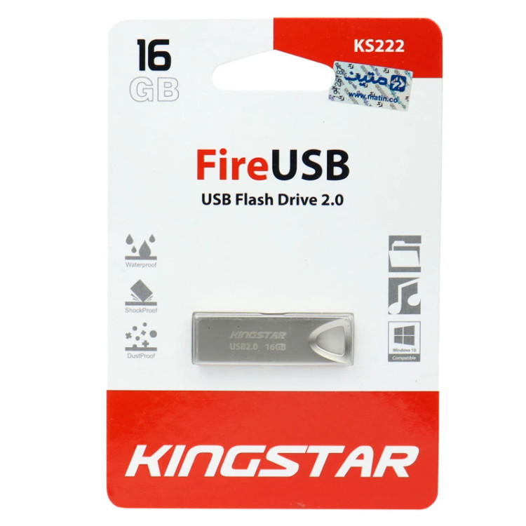 فلش 16 گیگ کینگ استار KingStar Fire KS222