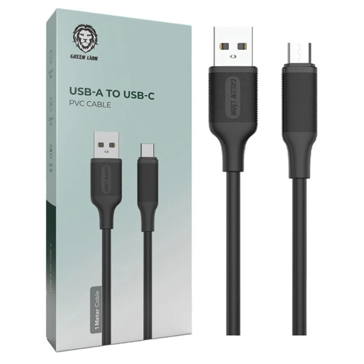 کابل تایپ سی فست شارژ 2.4 آمپر گرین لاین GNPVCATCBK طول 1 متر