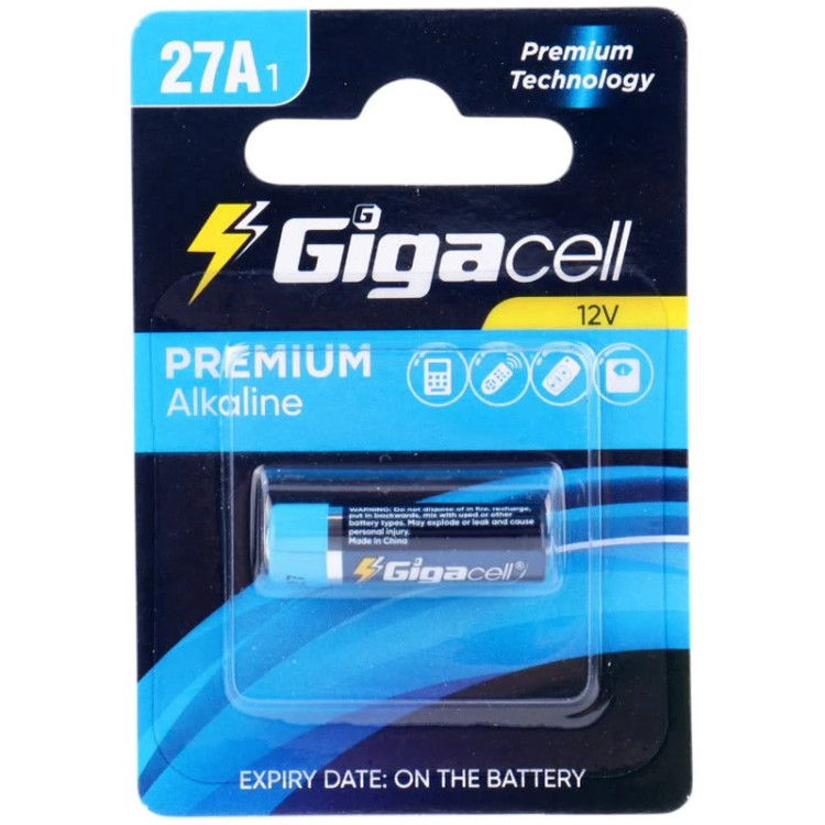باتری ریموت کنترل گیگاسل Gigacell Premium Alkaline 12V 27A