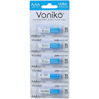 باتری نیم قلمی ونیکوUltra Alkaline LR03 بسته 5تایی