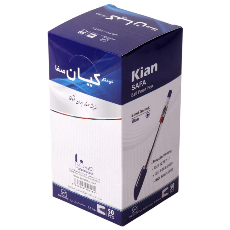 خودکار کیان Kian 1mm نوک 1mm بسته 50 عددی